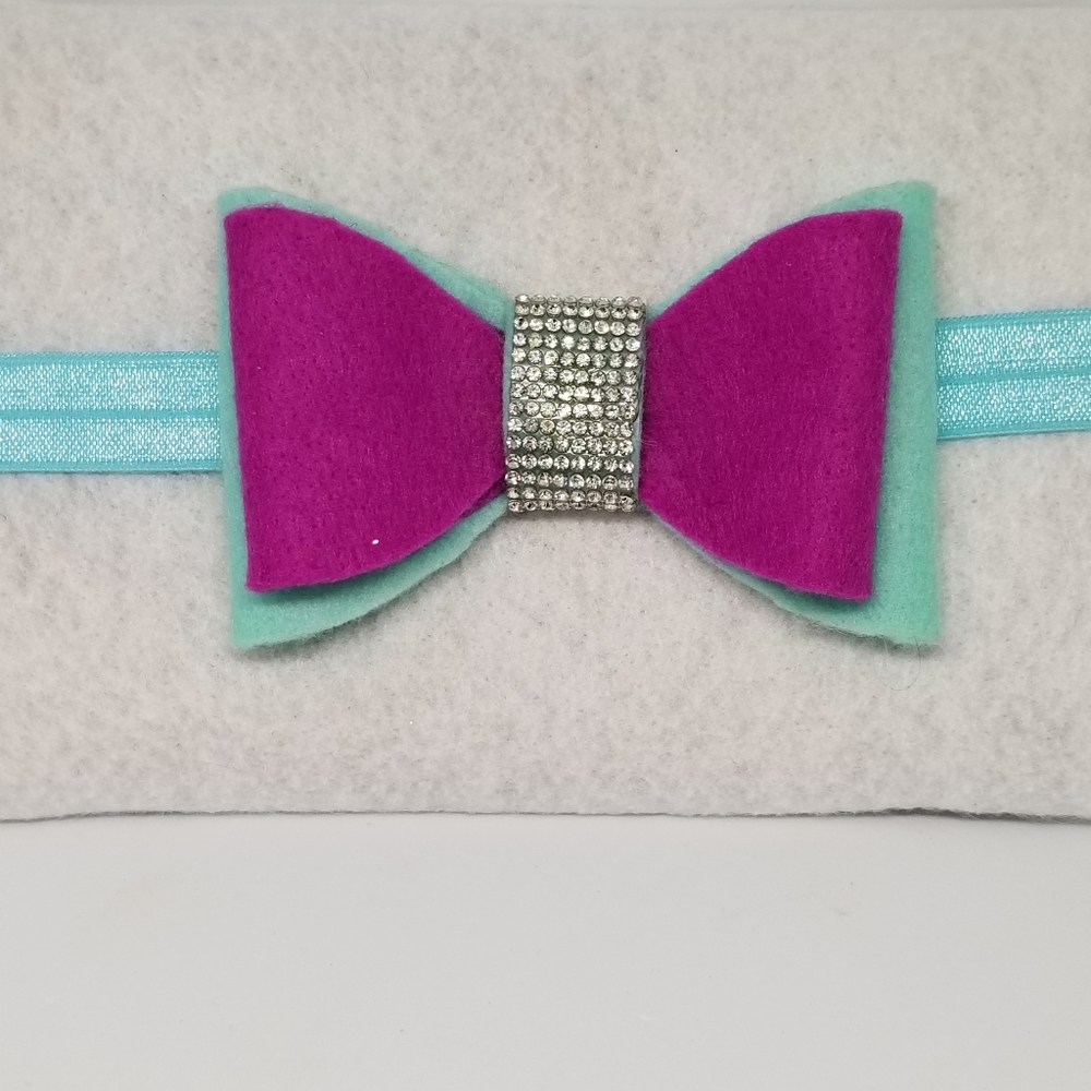 Baby bow headband